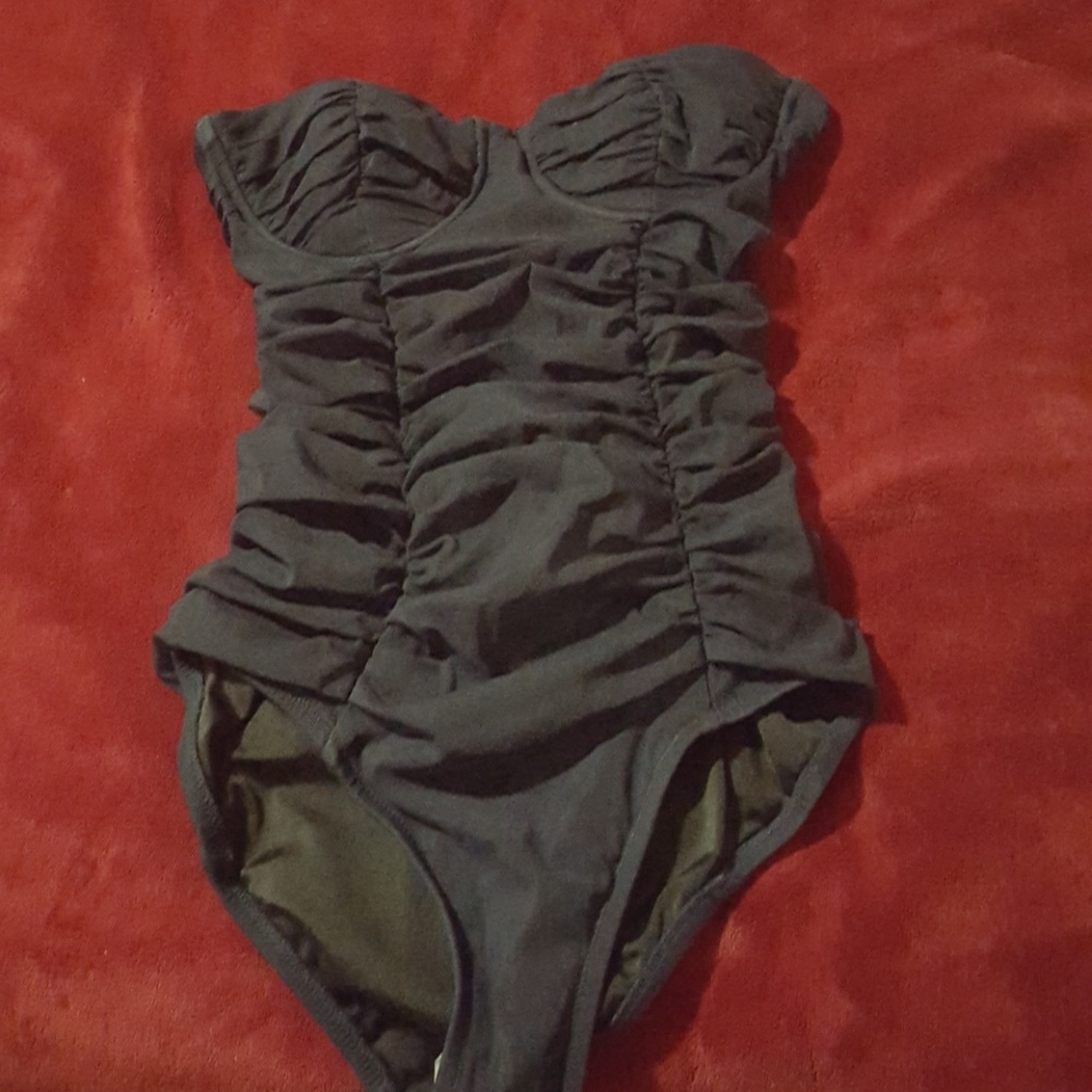 J. Crew strapless bathing suit
